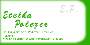 etelka polczer business card